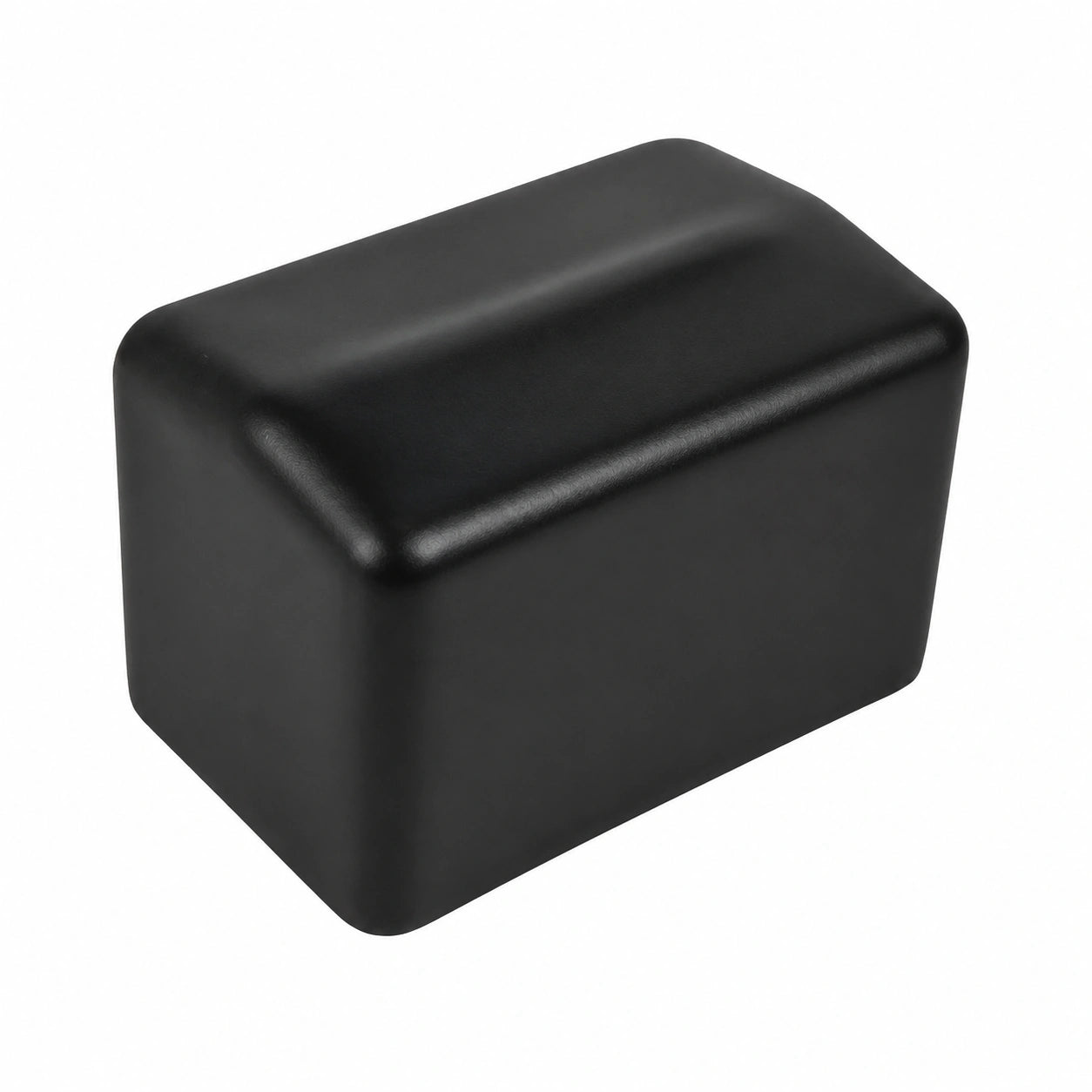 Schwarze Gummistopfen für rechteckige Möbelbeine, 30 x 5 cm, 20er-Pack