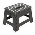 Hochwertiger Klapphocker 150 kg, 22 cm Höhe, Kinder- & Fußhocker, Dunkelgrau