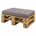 Hocker aus Europaletten, 120 x 80 x 30 cm, für Innen- und Außenbereich