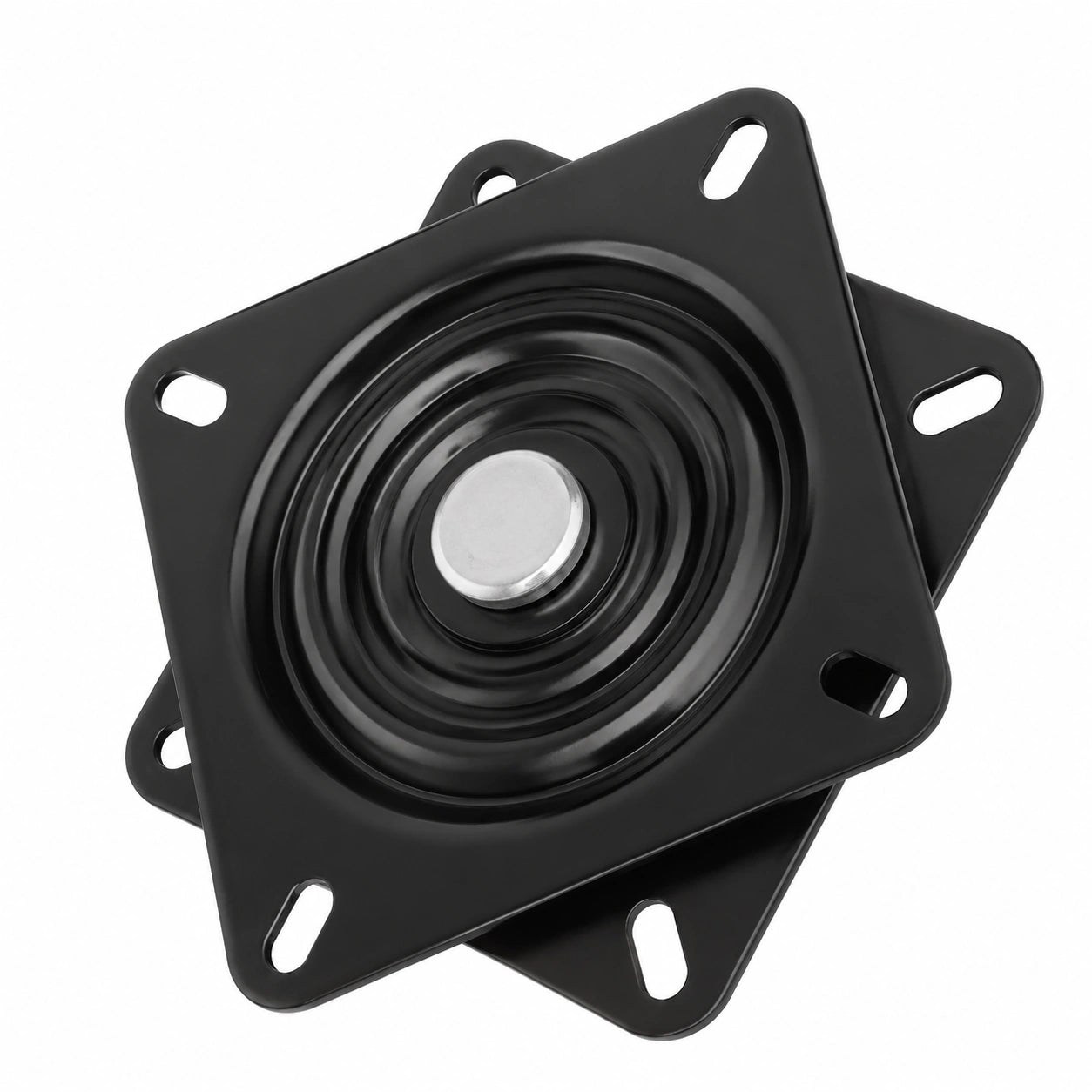 LALAGO Schwerlast-Drehlager 360° für Möbel, 127x127x21 mm, ideal für Tische und Regale