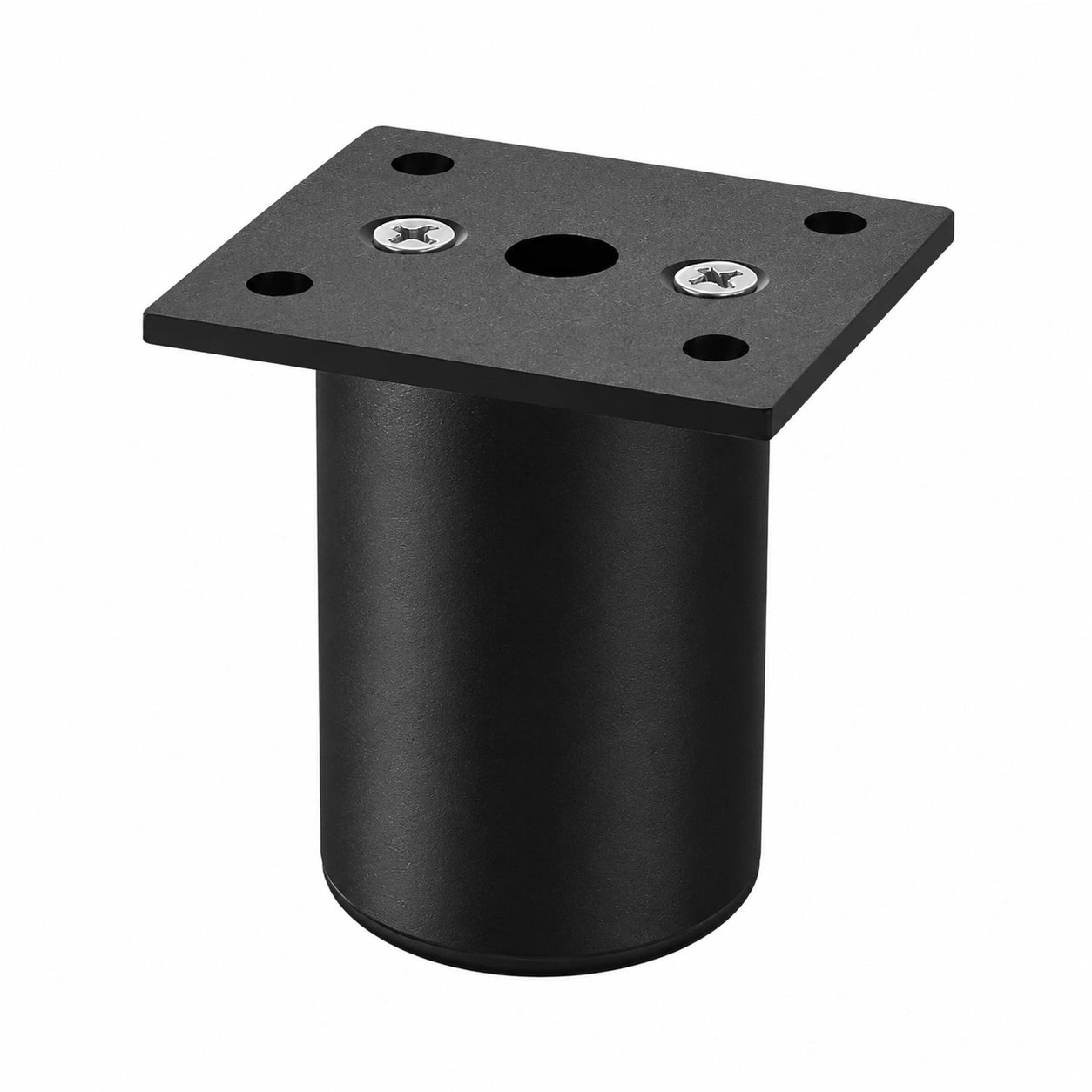 Höhenverstellbare Möbelfüße, 4er-Set 5 cm, für Sofa, Schrank, Tisch, Schwarz