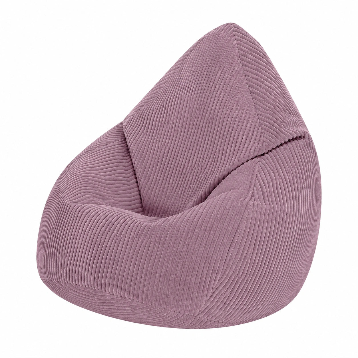 DreamRoots Kinder Sitzsack 80x80x120cm – Bequemer Sitz mit Rückenlehne und abnehmbarem Bezug