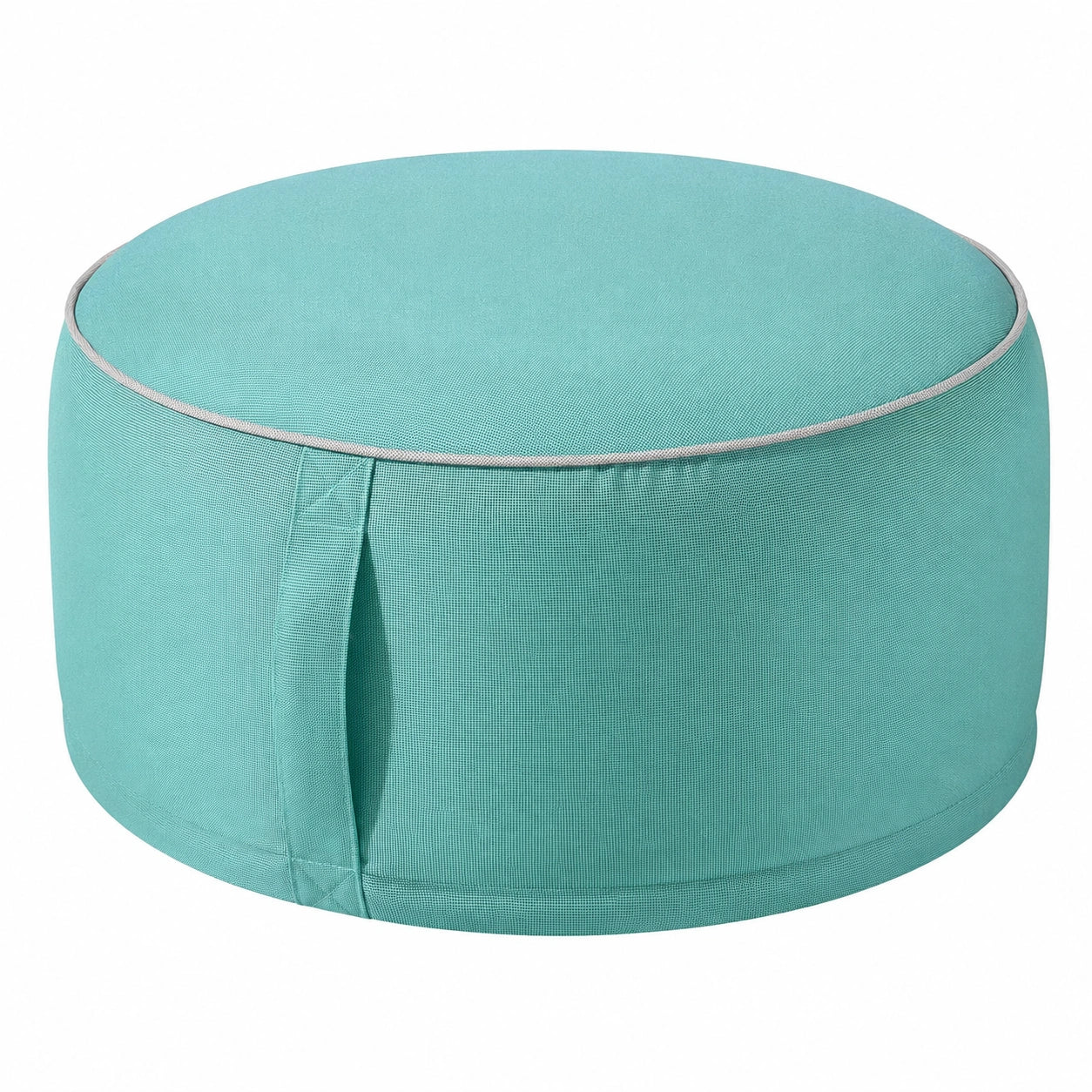 Wetterfester Outdoor Pouf Sitzkissen für Garten, aufblasbarer Hocker, Yoga Lounge, Türkis